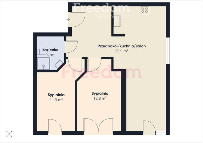 3 pokojowy apartament na Ruczaju