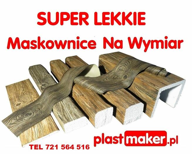 Belki rustykalne sufitowe i maskownice na wymiar
