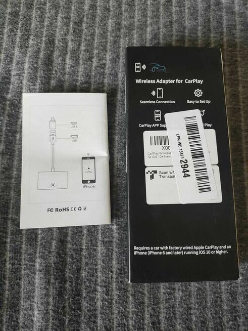 Bezprzewodowy Adapter Samochodowy Carplay przejściówka