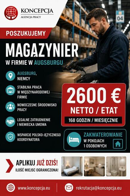 Magazynier/ka - (Augsburg-SR-TN-DE)