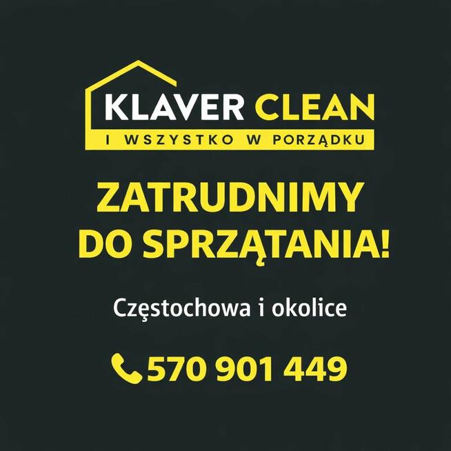 Szukamy osób do sprzątania - Częstochowa