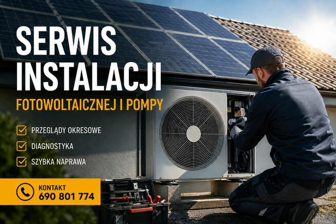 serwis instalacji PV, pompy ciepla