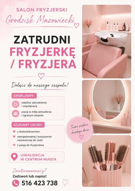 Zatrudnię Fryzjera z doświadczeniem