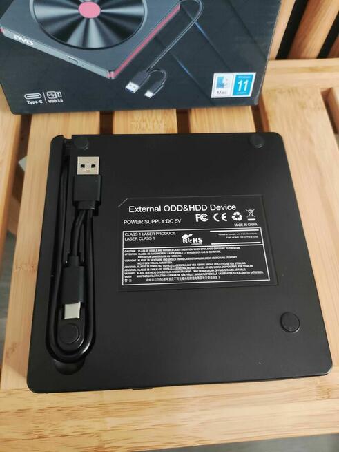 Nagrywarka Zewnętrzna CD DVD Player do Laptopa przenośny