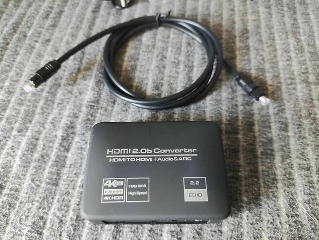 Konwerter Audio Optyczny HDMI Rozdzielacz Przejściówka