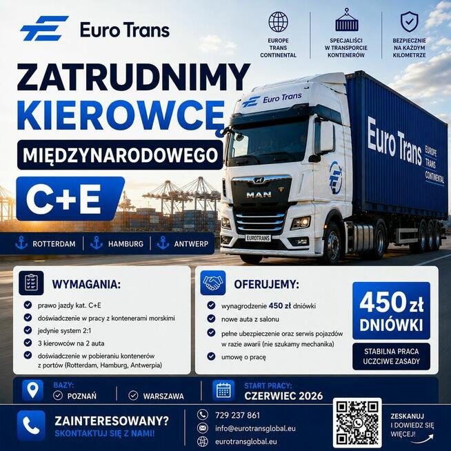 zatrudnie kierowce kat C+E
