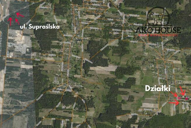 DZIAŁKA Budowlana 912m² | Ciasne k. Białegostoku