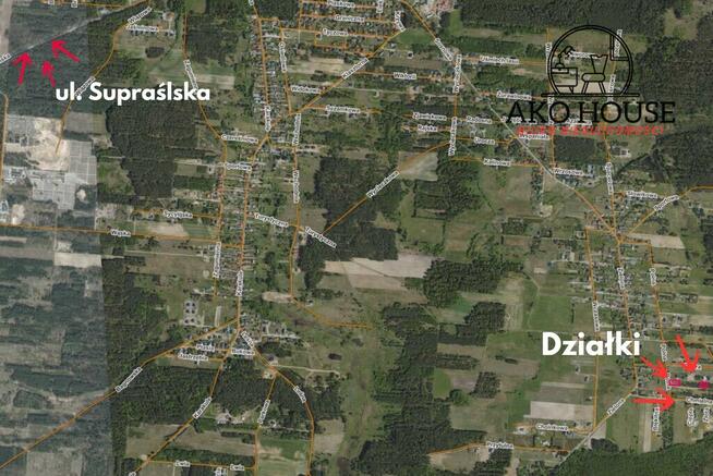DZIAŁKA budowlana 1185m² | Ciasne k. Białegostoku!