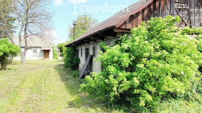 Działka budowlana 31ar z domem i budynkami