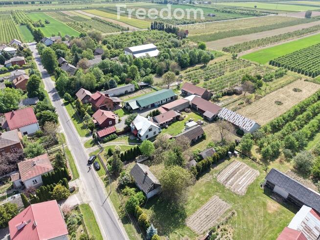 Działka budowlana 31ar z domem i budynkami