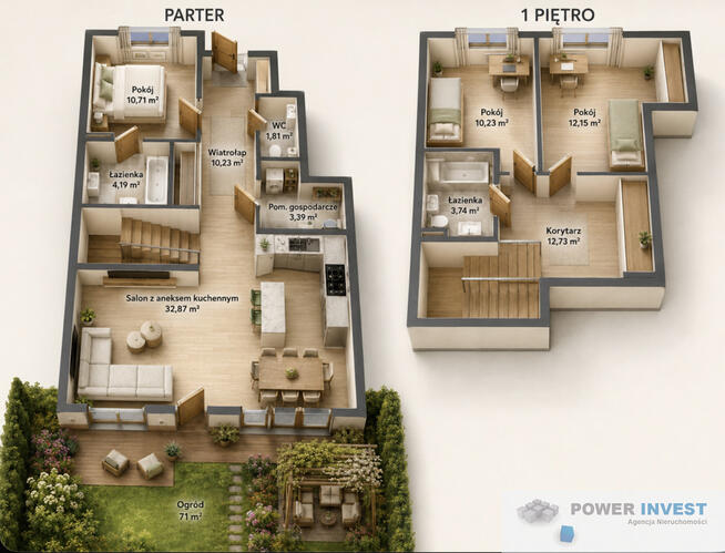 Ogród 71 m2 | MP w cenie | Las | 0 prowizji