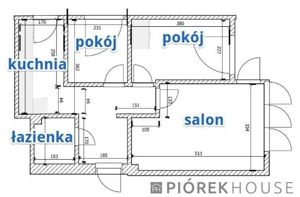 3-pokojowe mieszkanie na Woli