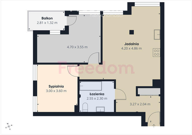 Design i komfort | 61 m² Bronowice