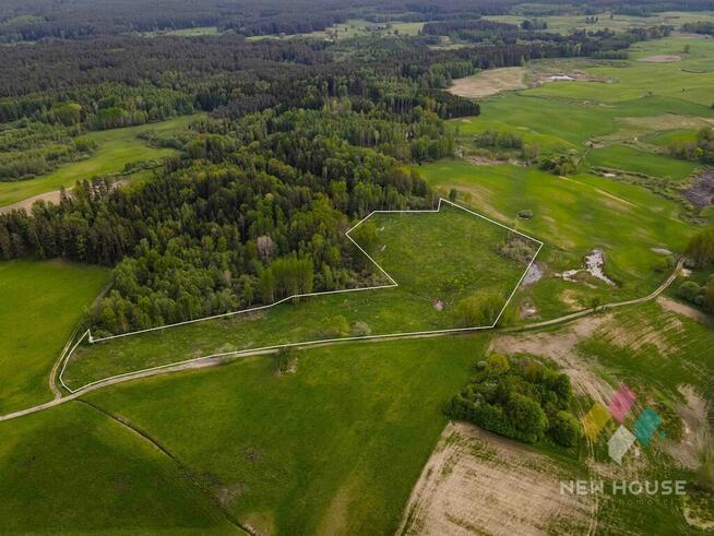 działka pod siedlisko, w otoczeniu lasu