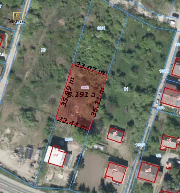 817m2| budowlana| blisko centrum