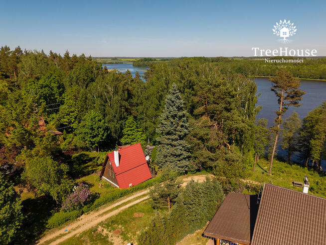 Domek letniskowy około 50 m od jeziora