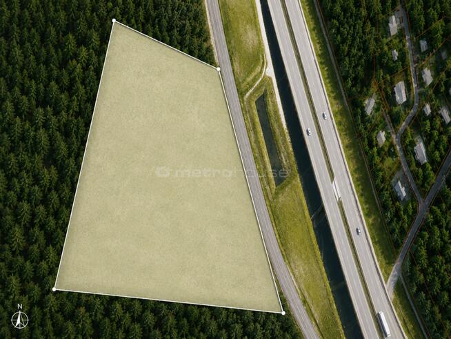 Działka usługowa 7000 m² WZ pod hotel, dom opieki