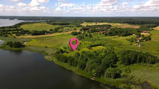 Działka z linią brzegową nad jeziorem Dadaj