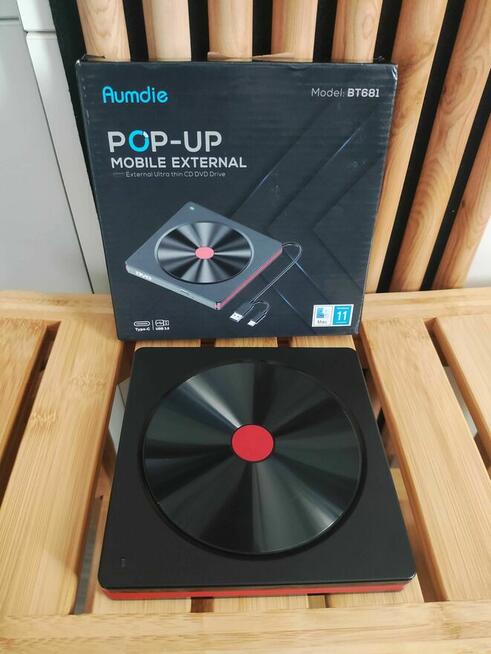 Nagrywarka Zewnętrzna CD DVD Player do Laptopa przenośny