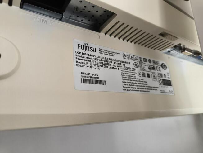 Monitor LED IPS / PLS Fujitsu B24W-7 24 FullHD DVI DP VGA