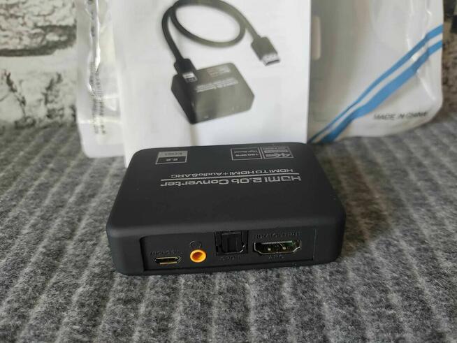 Konwerter Audio Optyczny HDMI Rozdzielacz Przejściówka