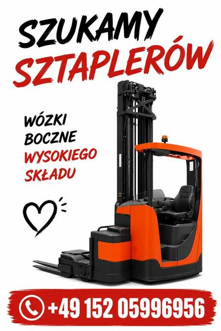 SZTAPLER WYSOKIEGO SKŁADU BOCZNEGO