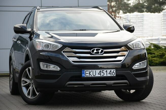 Hyundai Santa Fe Czarny Zarejestrowany 2.4GDI 192KM Serwis Skóra Bi-xenon Navi Kamera
