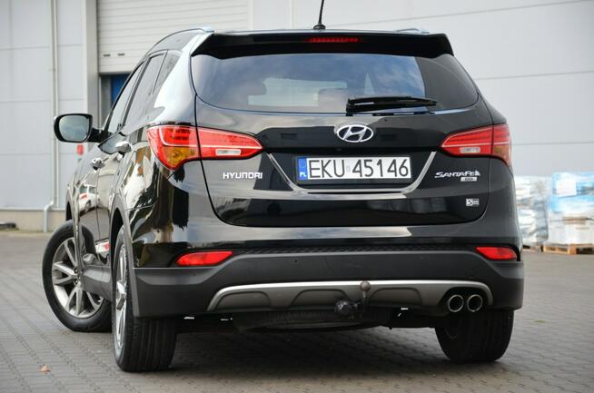 Hyundai Santa Fe Czarny Zarejestrowany 2.4GDI 192KM Serwis Skóra Bi-xenon Navi Kamera