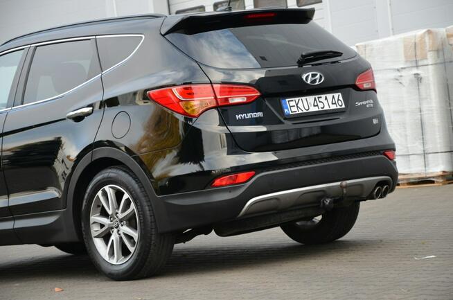 Hyundai Santa Fe Czarny Zarejestrowany 2.4GDI 192KM Serwis Skóra Bi-xenon Navi Kamera