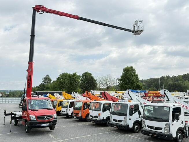 Mercedes Sprinter Zwyżka Podnośnik Koszowy VERSALIFT VTX-240 UDT Wysokość Podnoszenia 24m (Multitel