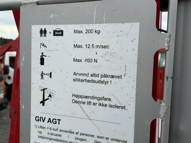 Mercedes Sprinter Zwyżka Podnośnik Koszowy VERSALIFT VTX-240 UDT Wysokość Podnoszenia 24m (Multitel