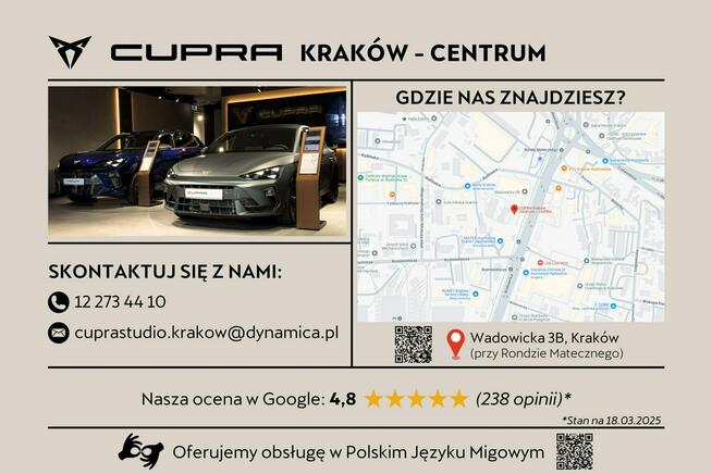 Cupra Terramar Pakiet Immersive - Pakiet Moon Light - Rocznik 2026!