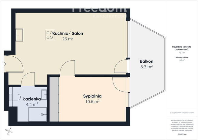 Nowoczesny apartament nad morzem w Sarbinowie.