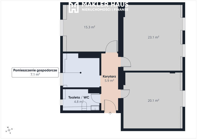 72 m² do własnej aranżacji – Gołdap