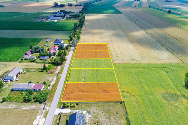 Działki budowlane w zielonej i spokojnej okolicy