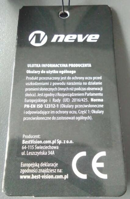 Okulary przeciwsłoneczne NEVE różne NOWE a
