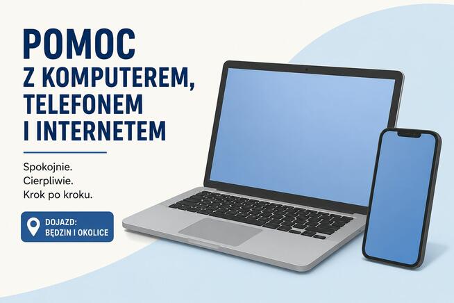 Pomoc komputerowa i telefoniczna dla seniorów – Będzin i oko