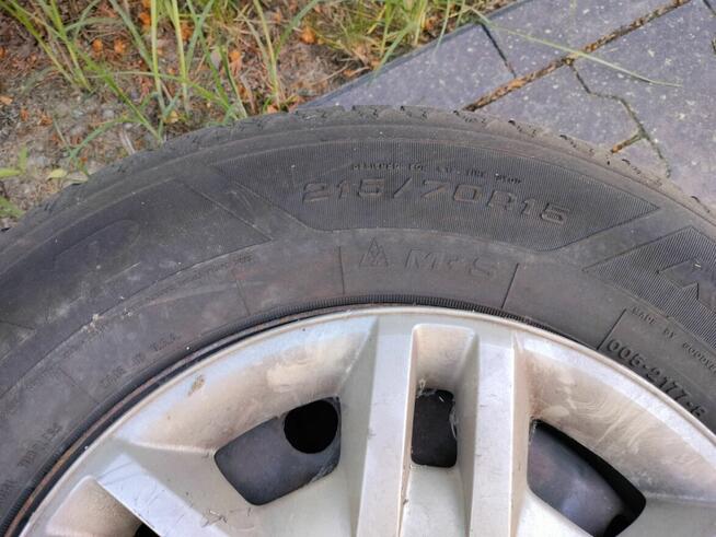 4 koła na oponach Goodyear Nordic 215/70/15