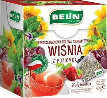 Belin herbata rumianek czarny bez pokrzywa gruszka melisa