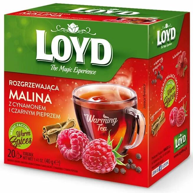 Herbata rozgrzewająca Loyd grzaniec - malina cytryna śliwka