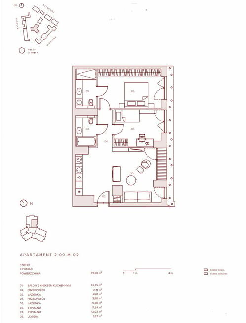 Piękny Apartament w centrum/Borek/piękny taras/otoczony zielenią