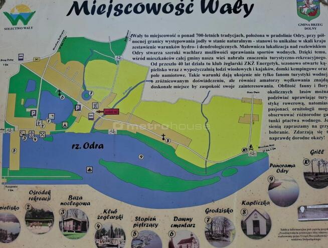 Malownicza działka budowlana Wały / Brzeg Dolny