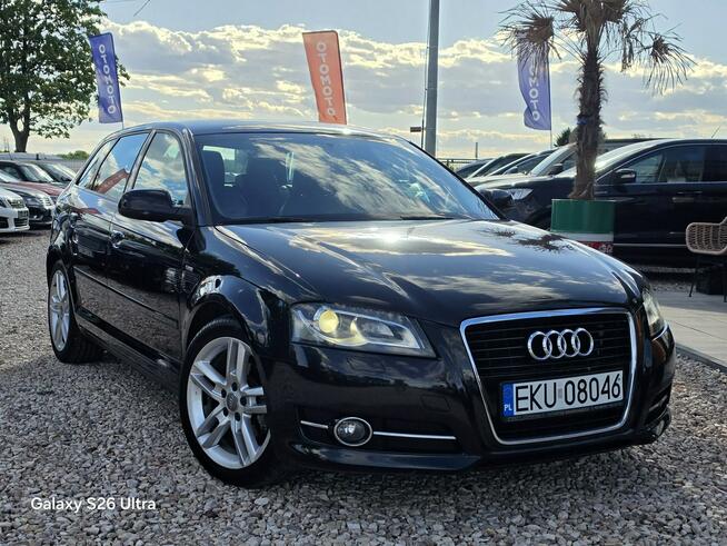 Audi A3 1.6TDI#105PS#S-LINE#Ledy#Bixenon#Navi#Climatr#Alus#Skóry#Start Stop!!!