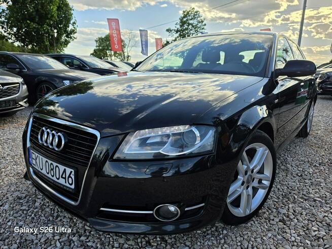 Audi A3 1.6TDI#105PS#S-LINE#Ledy#Bixenon#Navi#Climatr#Alus#Skóry#Start Stop!!!