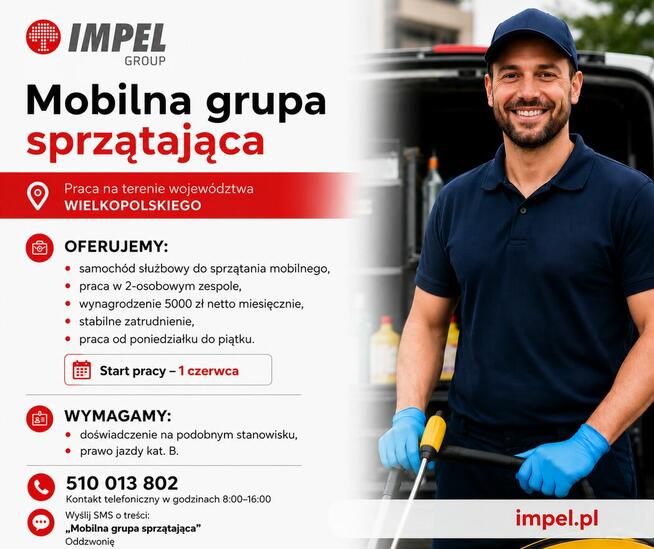 Mobilny Sprzątający / Mobilna Sprzątająca