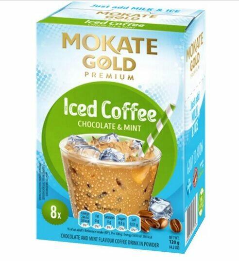 Kawa Mokate iced caffee czekoladowa , mięta , karmel , biała