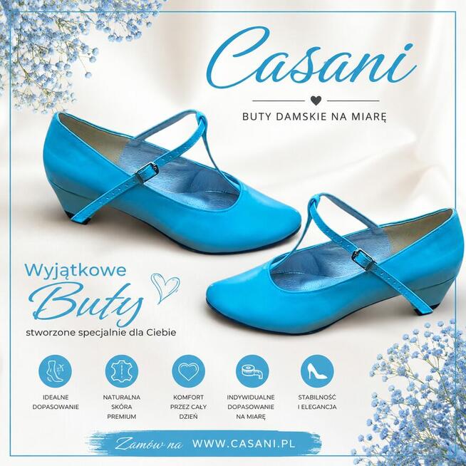 Ślubne na zamówienie buty produkujemy na miarę CASANI
