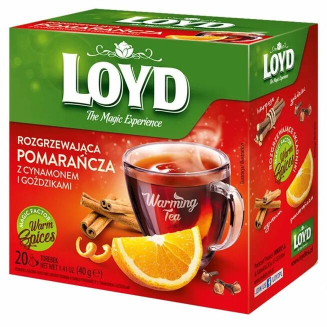 Herbata rozgrzewająca Loyd grzaniec - malina cytryna śliwka