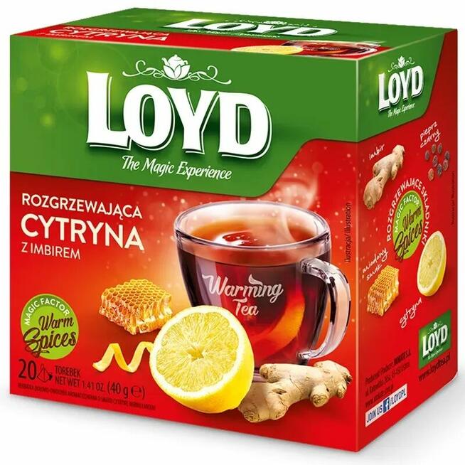 Herbata rozgrzewająca Loyd grzaniec - malina cytryna śliwka
