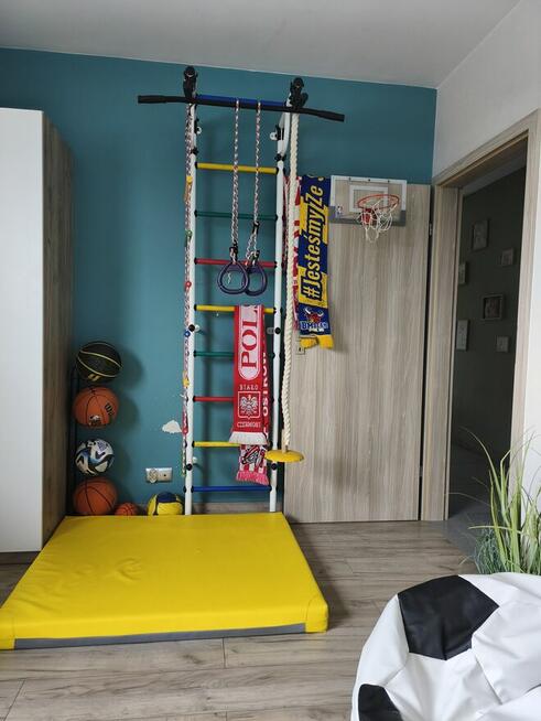Dzień dziecka ZESTAW drabinka gimnastyczna+ materac 100/120